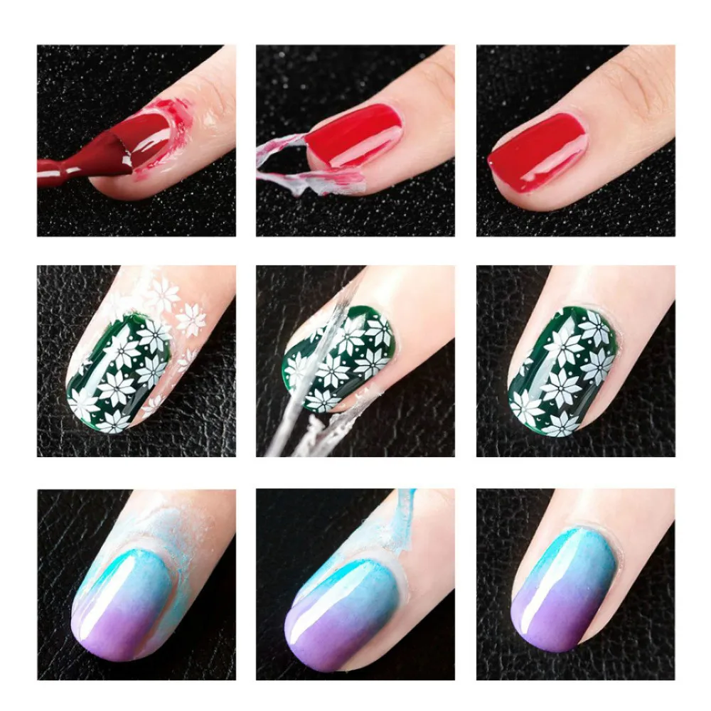 Лак для ногтей 15 мл жидкости шелушиться клейкие ленты защиты клей Лаки анти