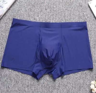 2020 Мужское нижнее белье боксеры сетка ледяной шелк быстросохнущие дышащие трусы