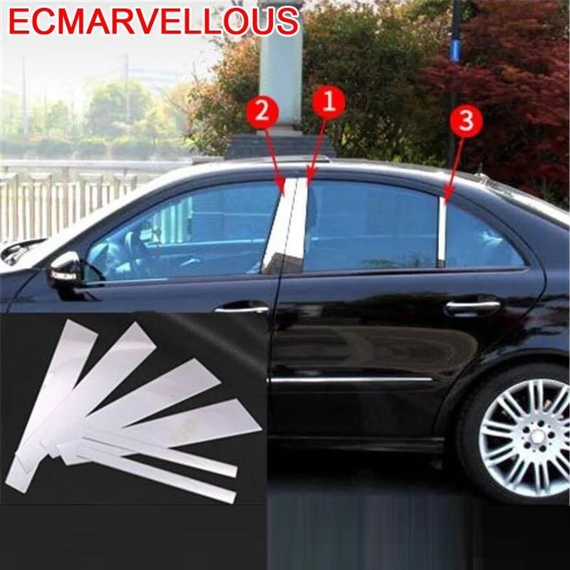 Авто окно автомобиля модифицированный Хром Стайлинг Декоративные Чехлы 03 04 05 06 07