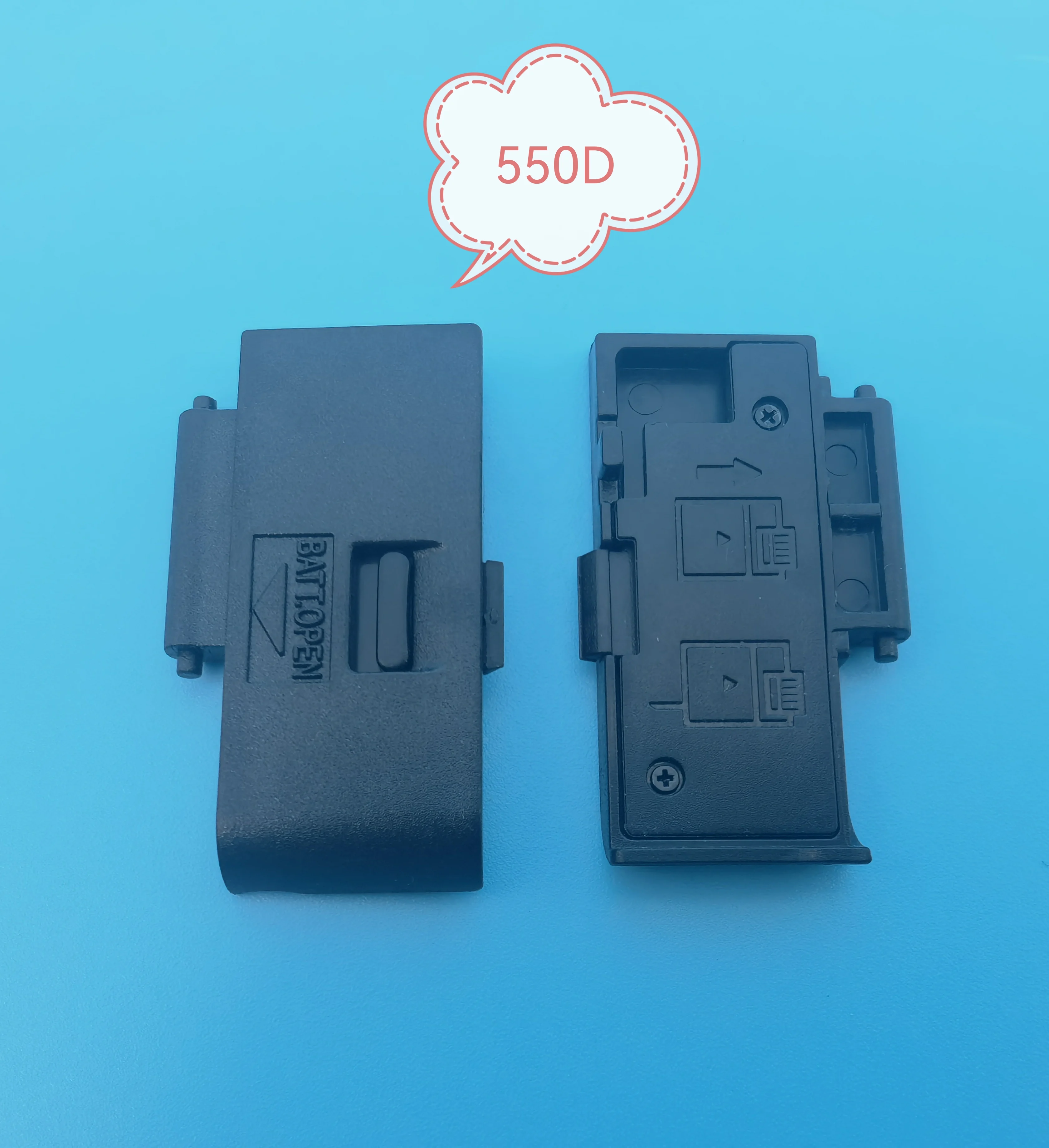 Новая крышка крышки батарейного отсека для CANON 450D 500D 1000D 550D 77D 800D Запасная часть |