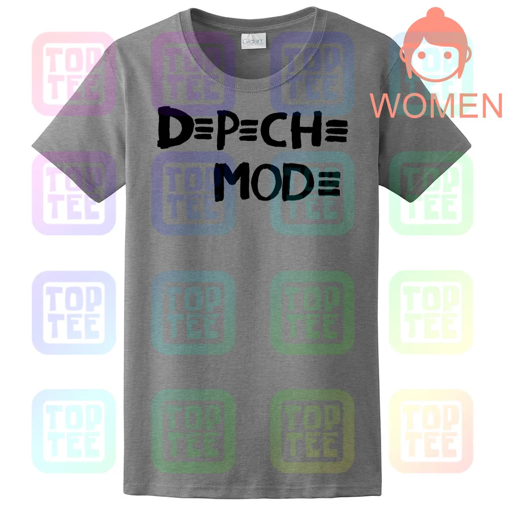 WOMEN-GRAY Depeche рубашка Mode футболка унисекс Тур размеры 1988 США все s черная полоса для мужчин новинка 4 - Цвет: WOMEN-GRAY