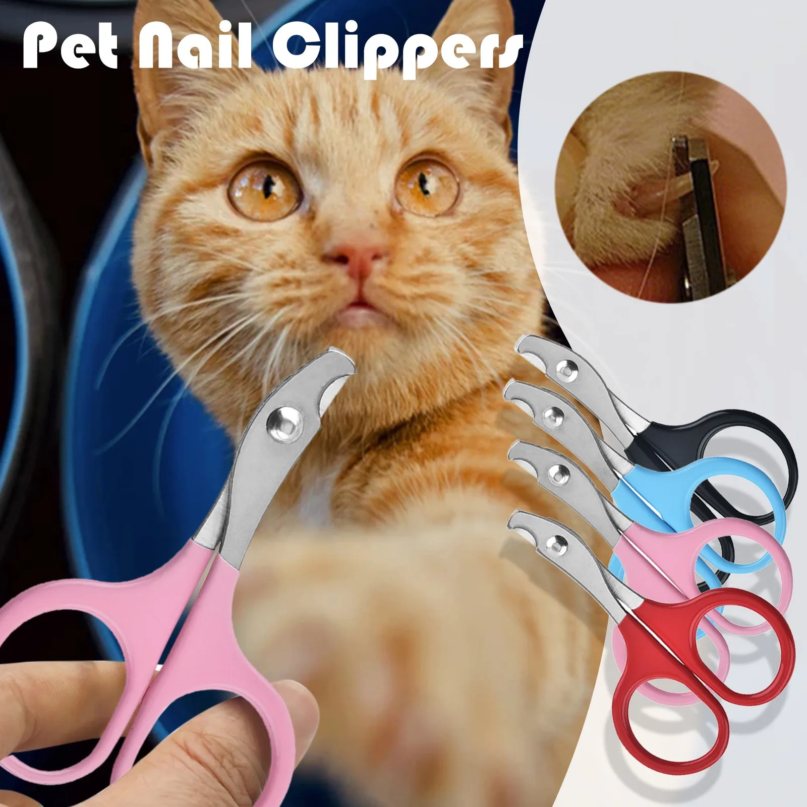 1PC Small Pet Nail Clippers Premium Cutter Trimmer Scissors Dogs Cats Birds Guinea Pig Animal Claws Paw Cutter Bird Parrot Shear