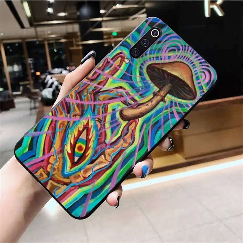 

trippy Mushroom Custom Photo Soft Phone Case for Huawei Honor 30 20 10 9 8 8x 8c v30 Lite view pro
