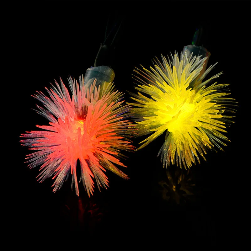 Пушистый шар осветительная цепочка Рождество фестиваль свадьба украшение для