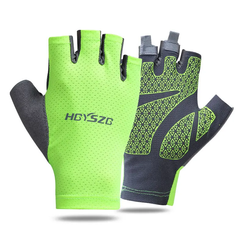 

Cycling Gloves New Unisex Cycling Gloves For Outdoor Sports Cycling Silicone Non-slip Half-finger Gloves For Children's Gloves