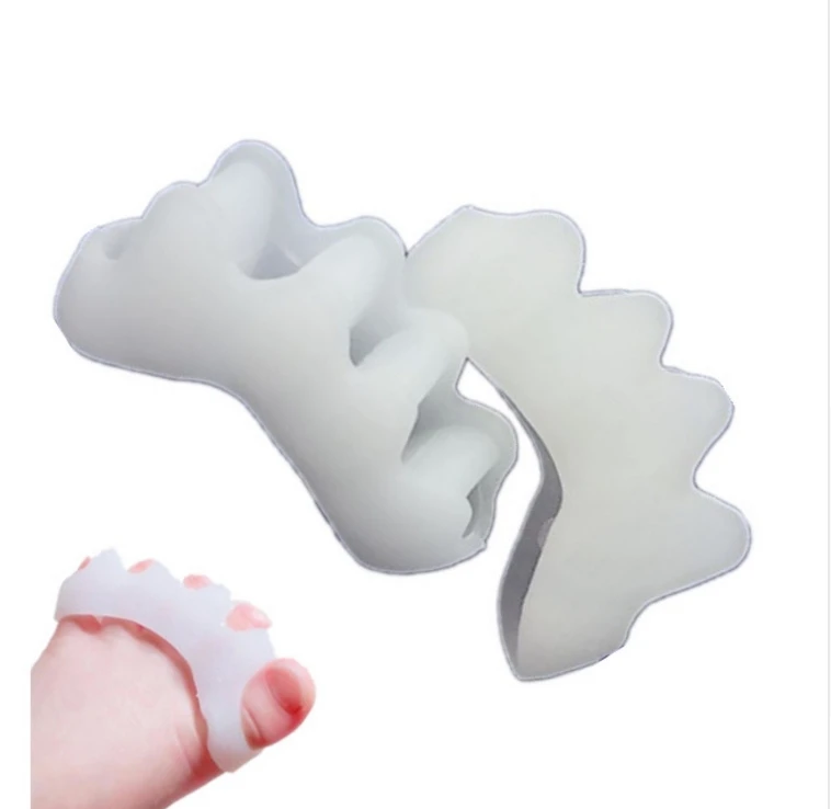 100 пар Силиконовые Дети разделитель для пальцев ноги ребенка носилки выпрямитель