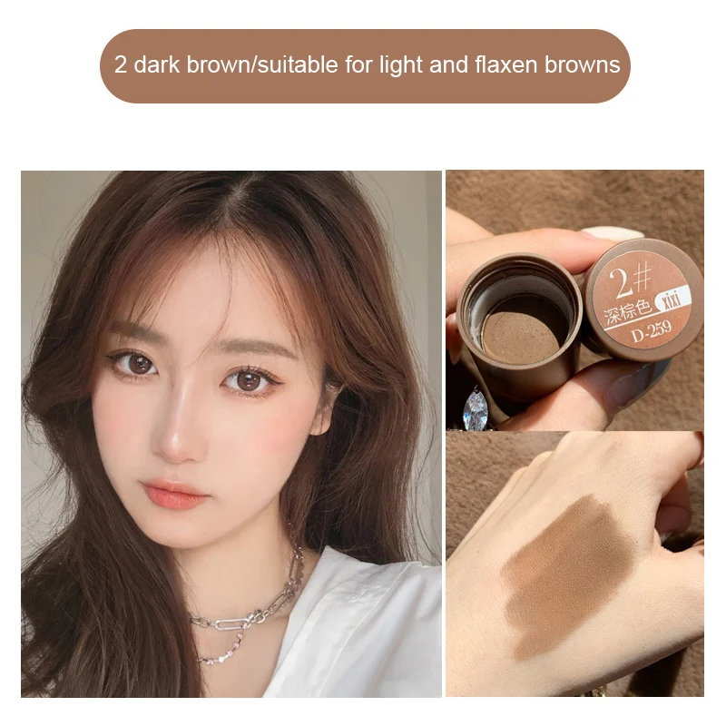 Натуральная модификация Hairline пудра заполнение лысиные волосы силуэт тени для