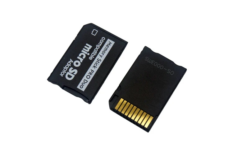 Адаптер-преобразователь микро-SD TF для карт памяти MS Pro Duo PSP поддержка 4 ГБ 8 16 32 64 128