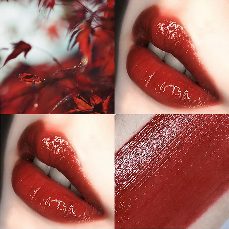 Блестящее антипригарное зеркало для губ 3D глазурь увлажняющий макияж