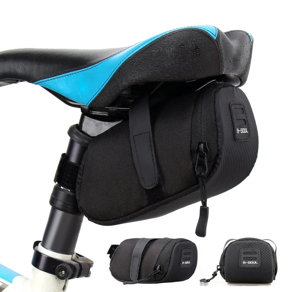 Nylon Bicycle Saddle Bag Waterproof Mountain Bike Storage Seat Rear Tool Pouch Outdoor Cycling MTB Accessories | Спорт и развлечения