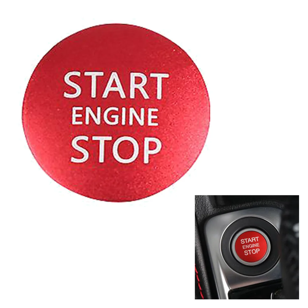 

1 Pcs Switch Button Covers Accessories Decor Engine Start Stop Switch Trim New