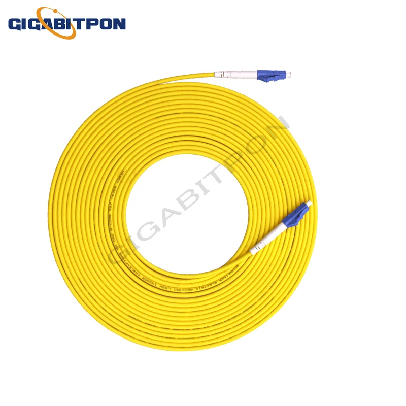 LC-LC Fiber Optic Patch Cord Cable LC/UPC-LC/UPC SM SX 2.0mm G652D Patch Cord Single Mode Simplex 2.0mm Fibra Optica FTTH 10pcs/