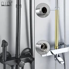 Душевой набор удлинитель 30 см, удлинительная труба, хромированная, античная бронза, золото, масляная бронза