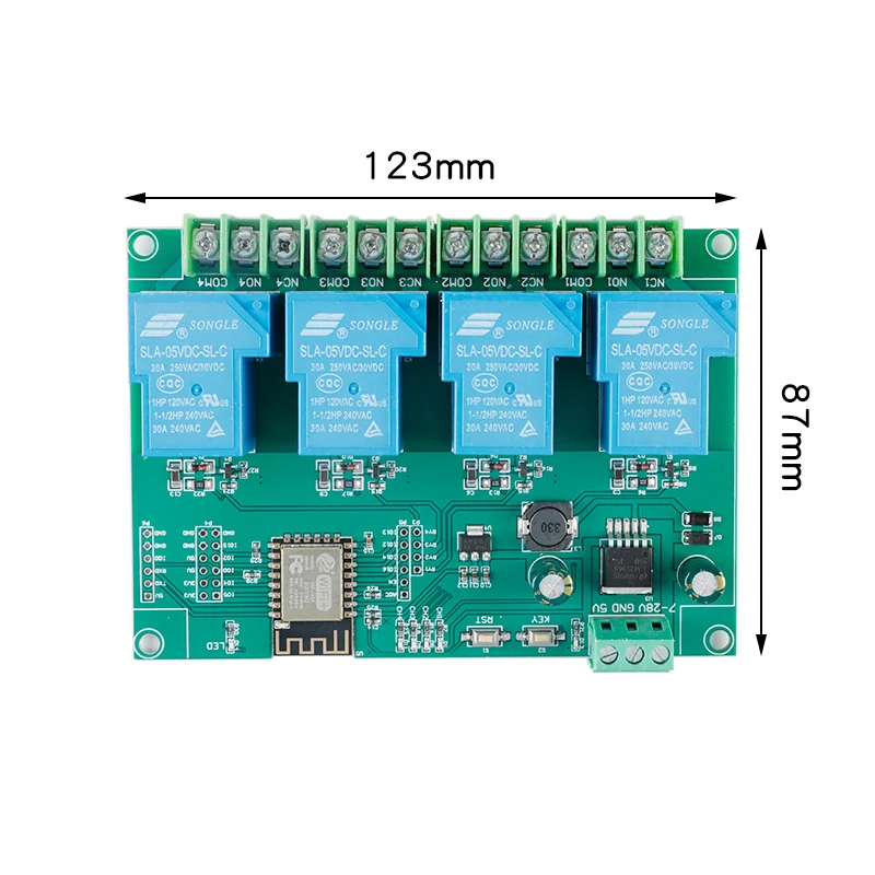 ESP8266 WIFI 1/2/4 канальный релейный модуль умная плата для разработки постоянный ток 5