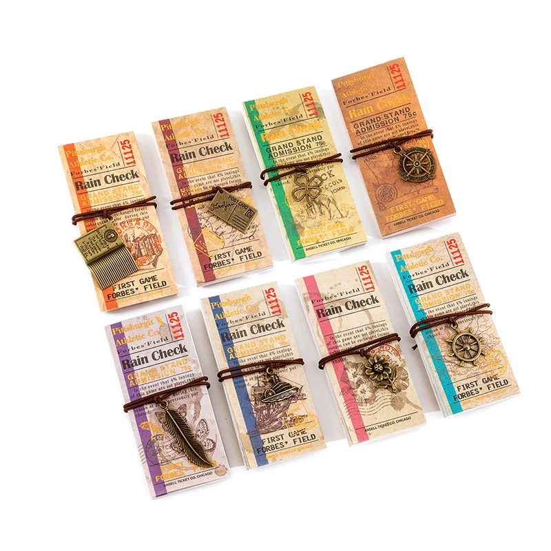 50 шт./компл. золотая бумага для билета нежелательный журнал планировщик