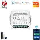 Шторы на роликах для штор Tuya Smart Life zigbee, модули переключения для занавесок сделай сам и приложение для беспроводного переключения Alexa Google Home с дистанционным управлением
