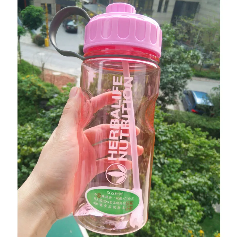 930ml pink 1Л крупногабаритная бутылка для воды 1000 мл Frozem переносная космическая бутылка Herbalife спортивное питание изготовленный на заказ шейкер бутылка - Цвет: 930ml pink
