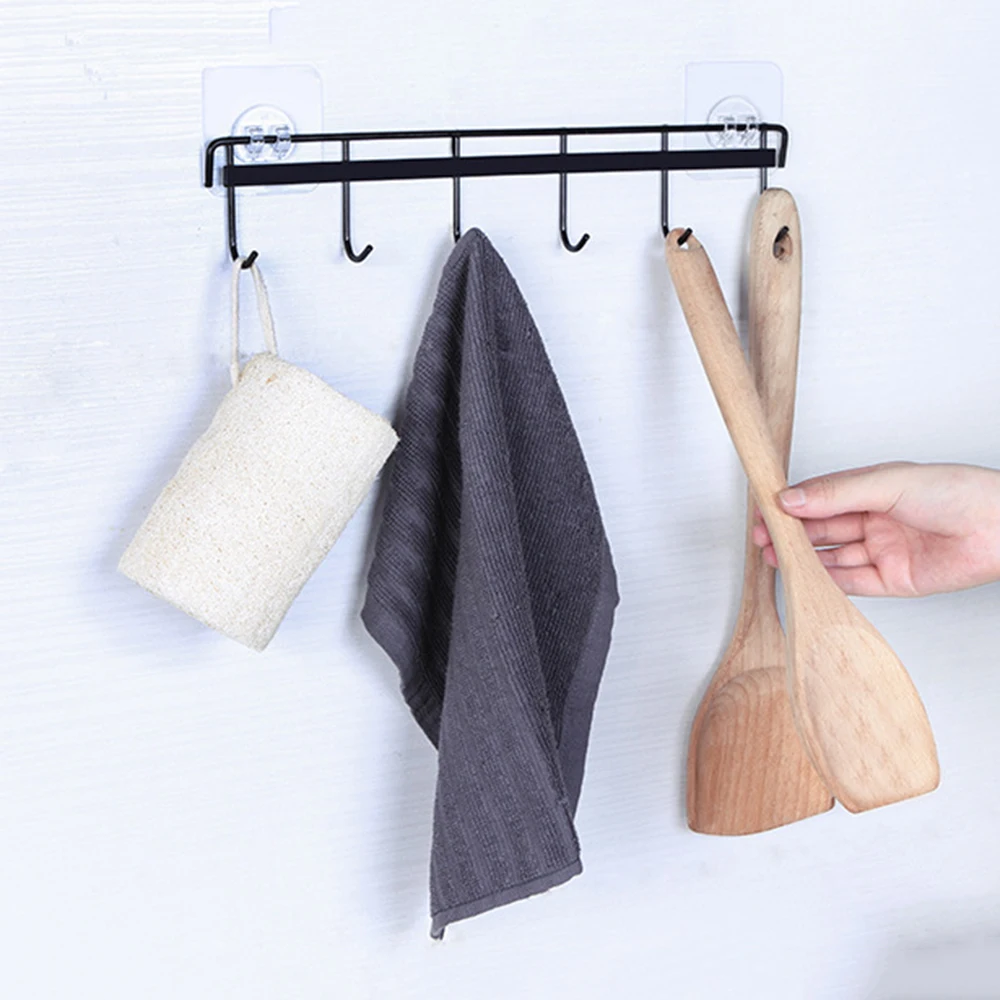 Кухонные гаджеты буфет с 6 крючками Домашний Органайзер стеллаж для хранения