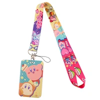 cute anime healing style lanyards for keys chain id card cover pass mobile phone badge holder neck straps accessories gifts
