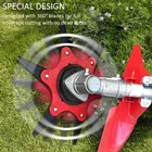 Стальной триммер головка для газонокосилка садовый инструмент trymer щетка сорняков лезвия для резки 65Mn сталь машинки для подрезания живой ручная газонокосилка, работающая на голову