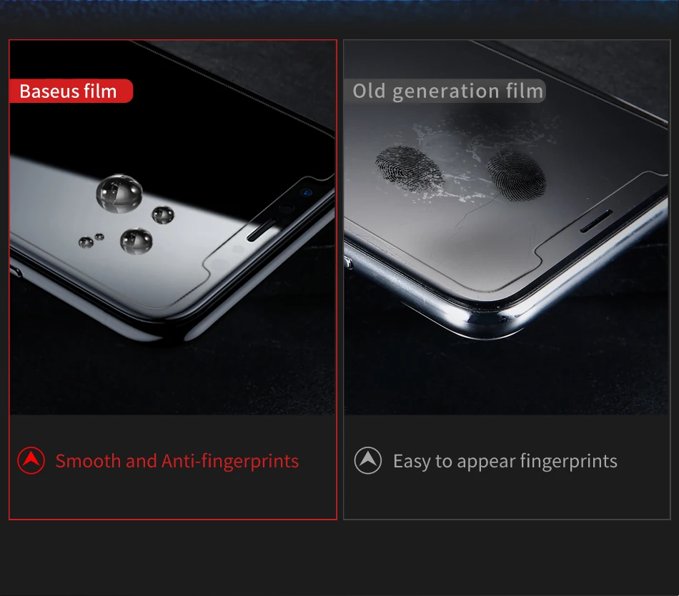 Защита экрана Baseus от шпиона для iPhone XR Xs Max стекло 0,3 мм Ультра тонкое антибликовое Защитное стекло для iPhone XR Xs Max