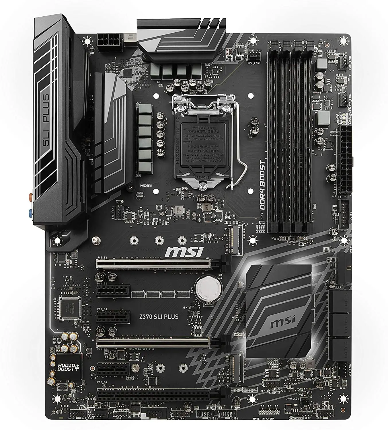 Kaufen MSI Z370 SLI PLUS Desktop-Motherboard Intel Z370 8th Gen LGA 1151 DDR4 64GB M.2 DVI HDM IPCI-E 3,0 USB 3,1 ATX Motherboard
