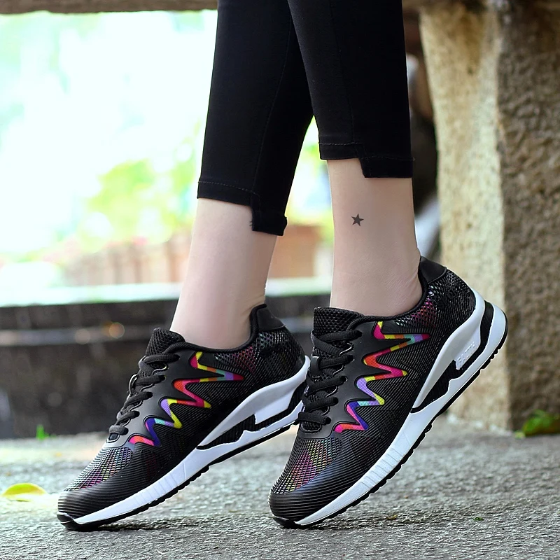 Tenis Mujer 2021 Women Runnigng Shoes High Quality Gym Sports White Female Stability Sneakers Lady Athletic Jogging Trainers