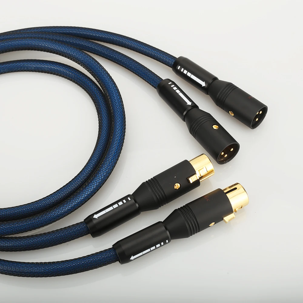 Hifi audio соединительный кабель XLR 5N OFC Hi Fi с серебряным покрытием из чистой меди|audio