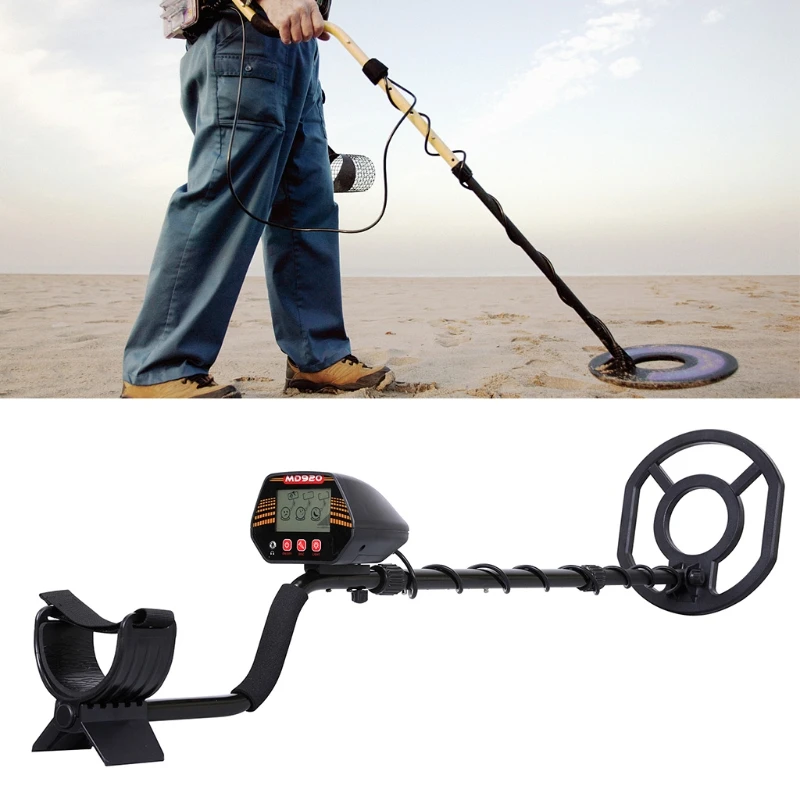 

MD920 Underground Metal Detector Treasure Finder Gold Digger with 3.5mm Earphone Jack Waterproof Treasure Metal Detector