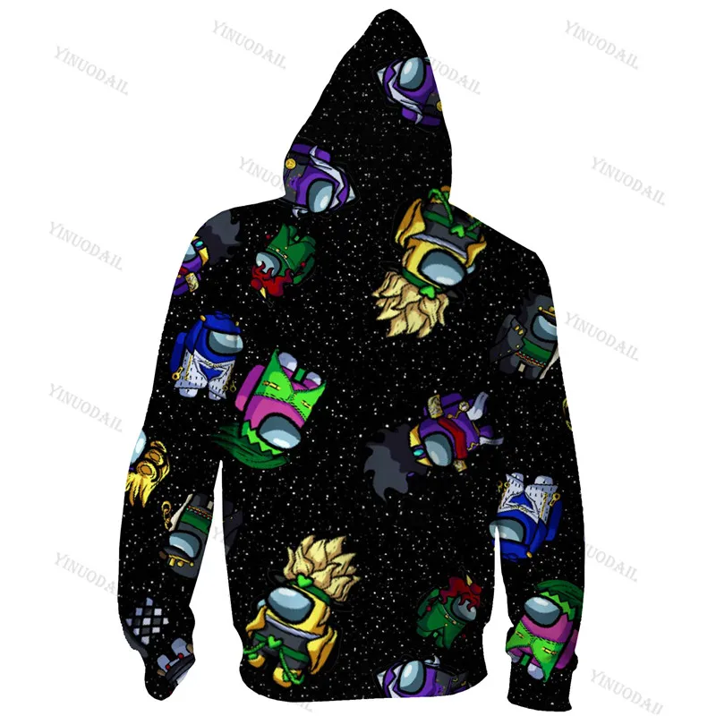 

3D Boys' Clothes New Among Us Hoodies Adults Hot Clothing Long Sleeve Casual Sweatshirt Costume Video Game Men Women Tops