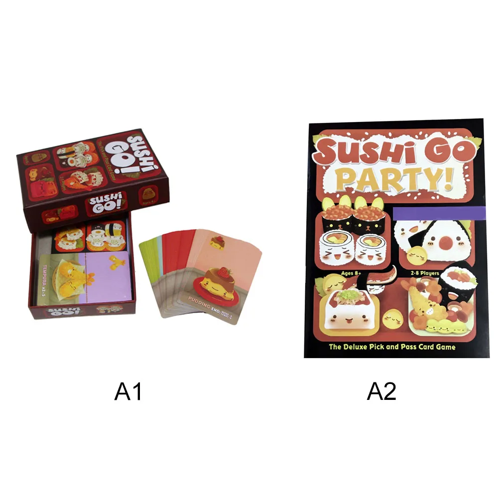 1 Набор обучающих настольных игр для родителей и детей Sushi Go вечерние игровые