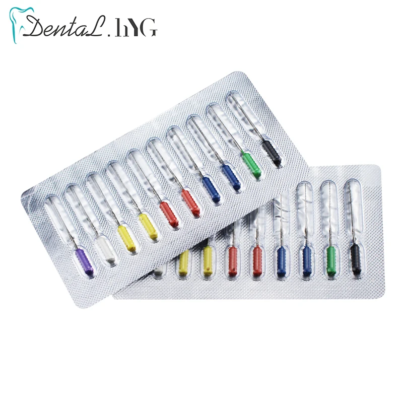 Стоматологическая колючей протяжки Endondontic корневого канала Нержавеющая сталь