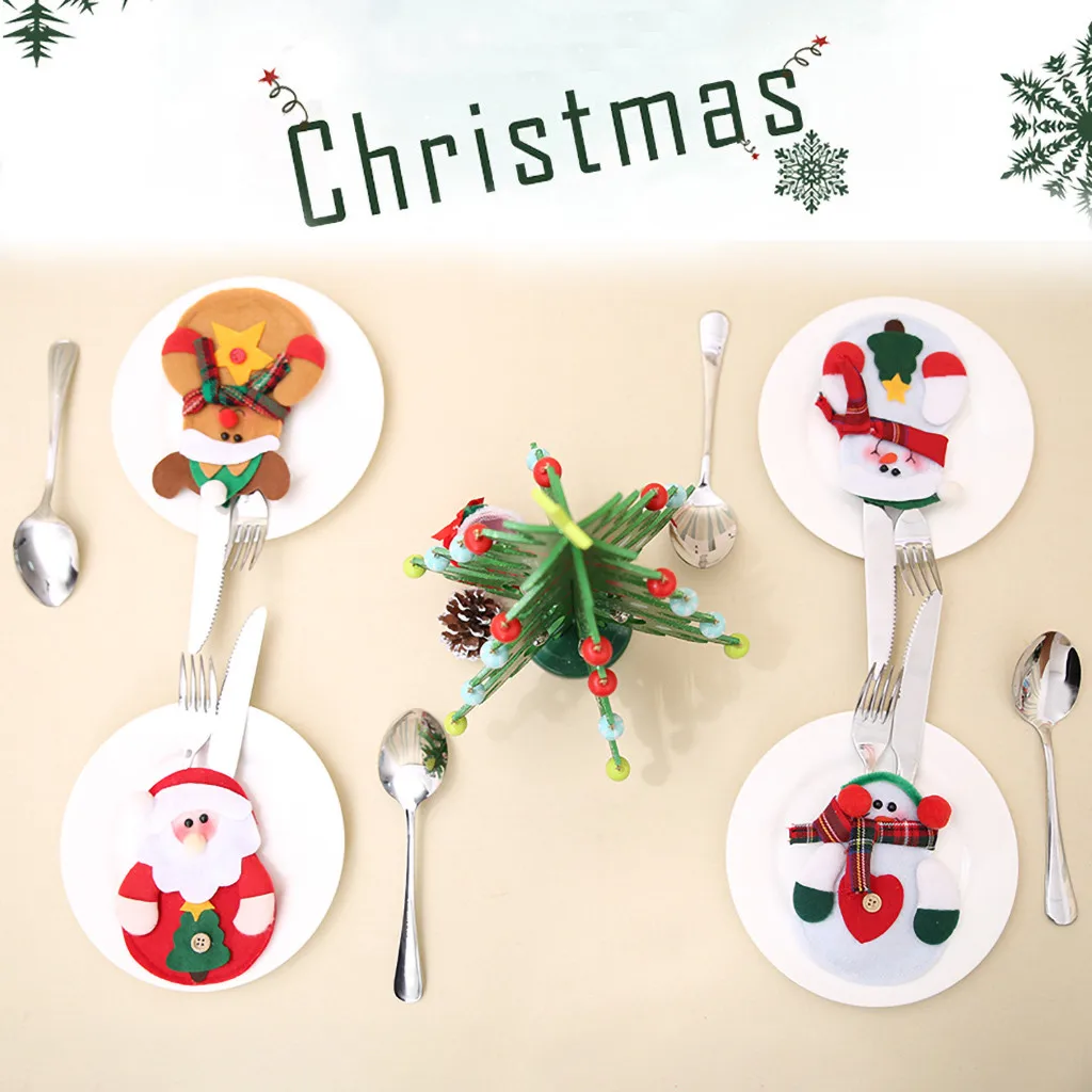 6 шт. рождественские товары настольные украшения Рождественский набор для