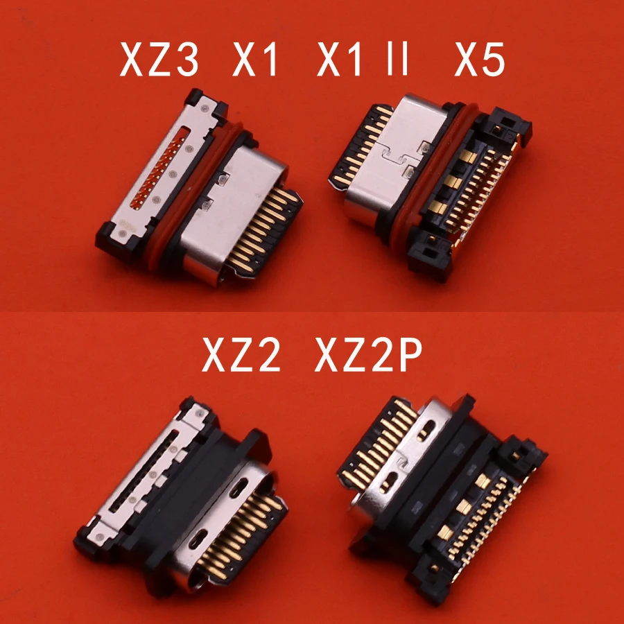 

Зарядный USB-порт типа C 1 шт., для Sony Xperia XZ2 XZ2P Premium XZ3 X1 X5 X1 II X1II, гибкий кабель, док-разъем