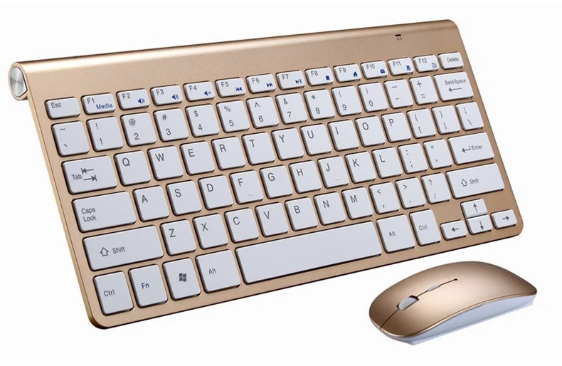 Портативная беспроводная клавиатура для ноутбуков Mac ТВ-приставок 2 4G