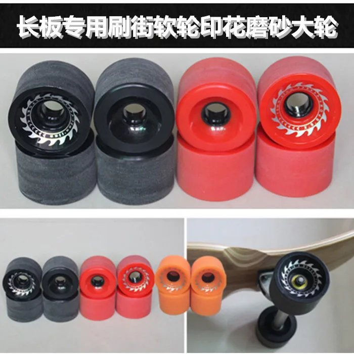

Street Skateboard Wheels 4 Wheel Longboard Skateboard Wheels Natural Outdoor Sports Rullebrett Skate Board Accessories BK50LZ