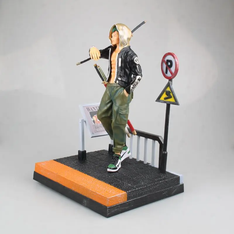Аниме одна деталь Roronoa Zoro Обезьяна D Луффи портгаз D Ace Сабо ПВХ фигурка Коллекционная модель игрушки куклы 17~ 28 см