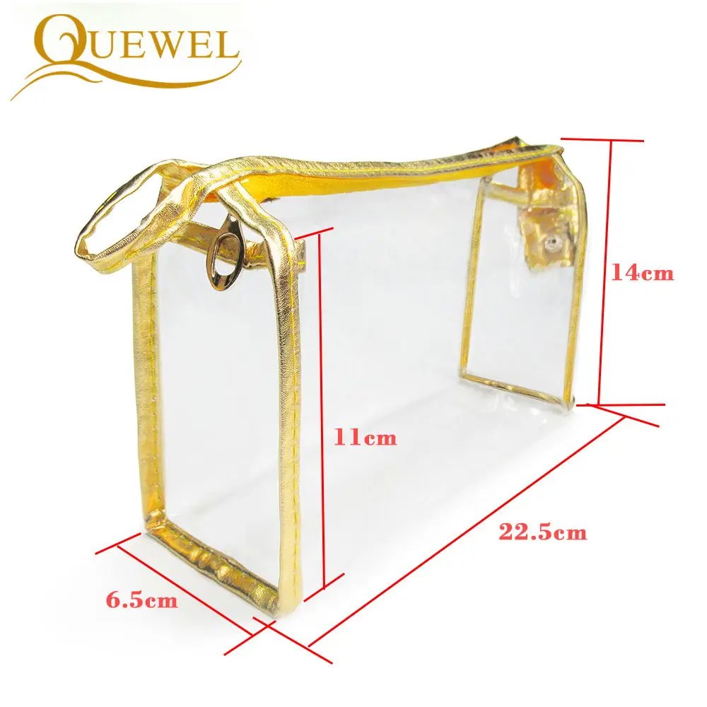 Прозрачная косметичка из ПВХ водонепроницаемые Прозрачные сумки для макияжа