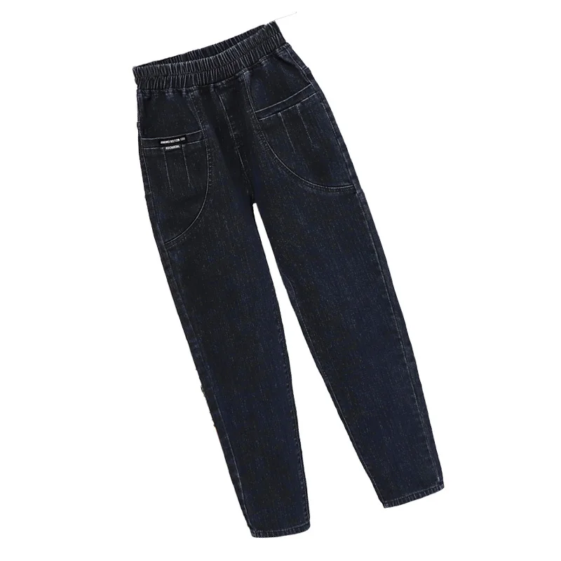 

2021 5XL High Waist Jeans Women Vintage Plus Size Jeans Femme Harem Pants Loose Boyfriend Denim Jeans Streetwear Trousers Women