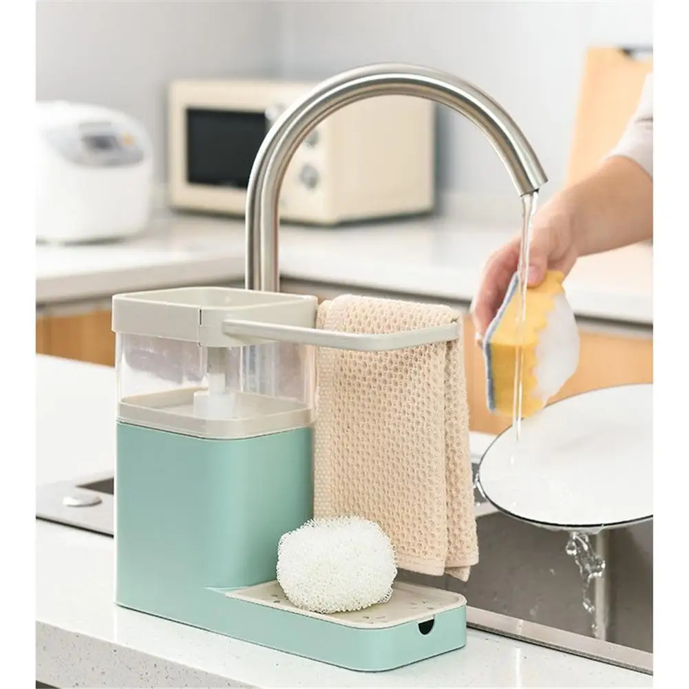 Автоматическая моющая коробка сливная раковина с держателем для полотенец кухни