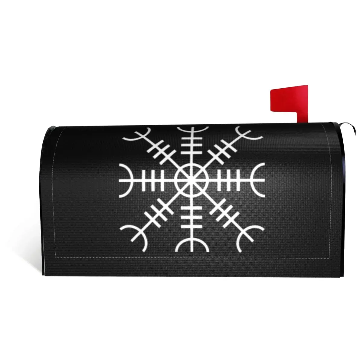 

Aegishjalmur Viking Symbol Viking Mailbox Cover Vintage Postbox Humor Graphic Vikings postal matter