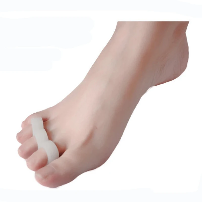 

20Pcs=10Pairs Silicone Toes Finger Separator Hallux Valgus Bunion Correctoer Protector Hammer Straightener Foot Care Pedicure