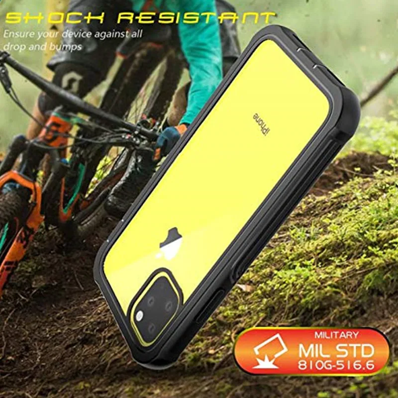 

Shockproof Phone Case for Galaxy S10 S10Plus Note10 Note 10Plus Clear Hybrid Armor TPU Hard Back Cover Double Layer Bumper Funda