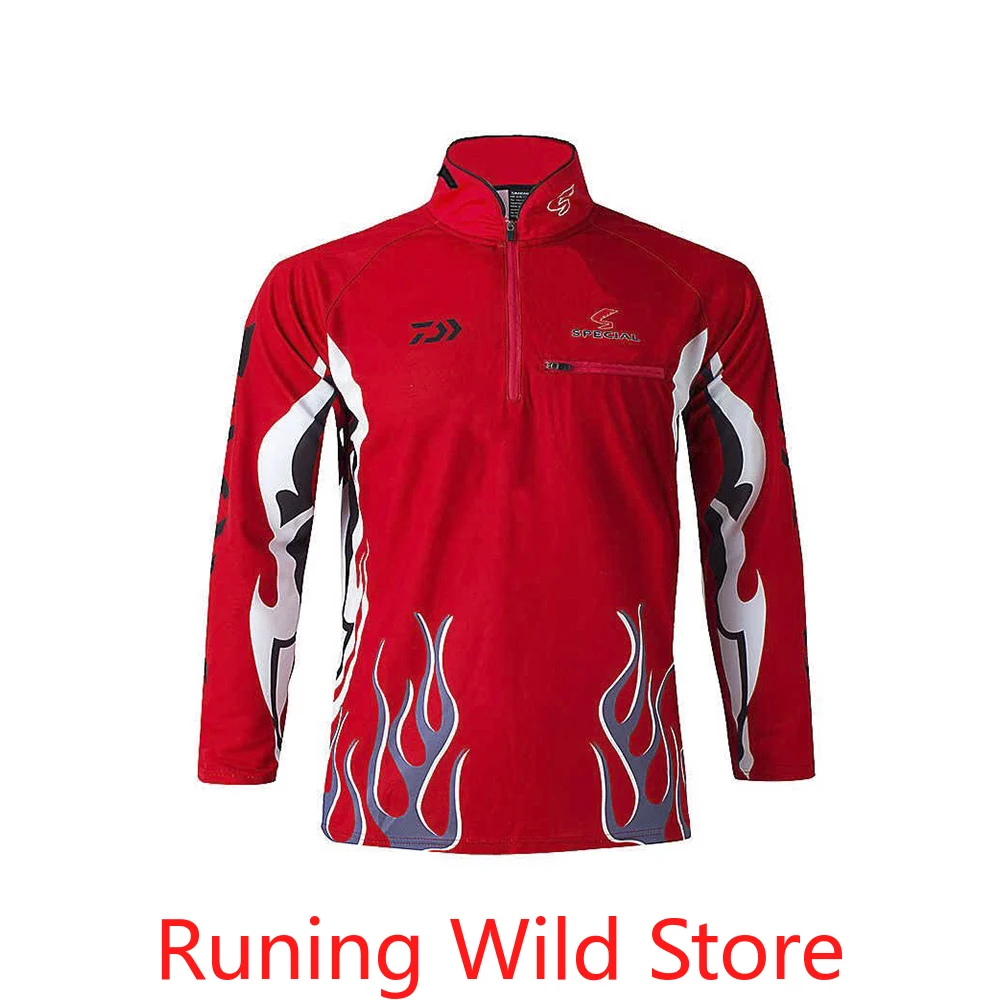 

Male Long Sleeves Fishing Clothing Sportswear Anti-UV Breathable Jersey Fishing Clothes Sets Fishing Shirt