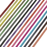 5pcs 120cm 3mm lot colors iron metal snake chain wholesale for jewelry making