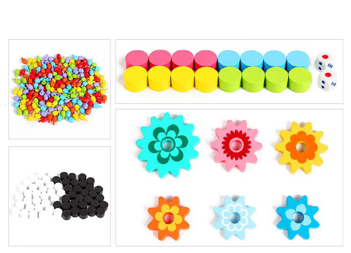 Деревянная обучающая игрушка Монтессори креативные учебные пособия ногти в виде