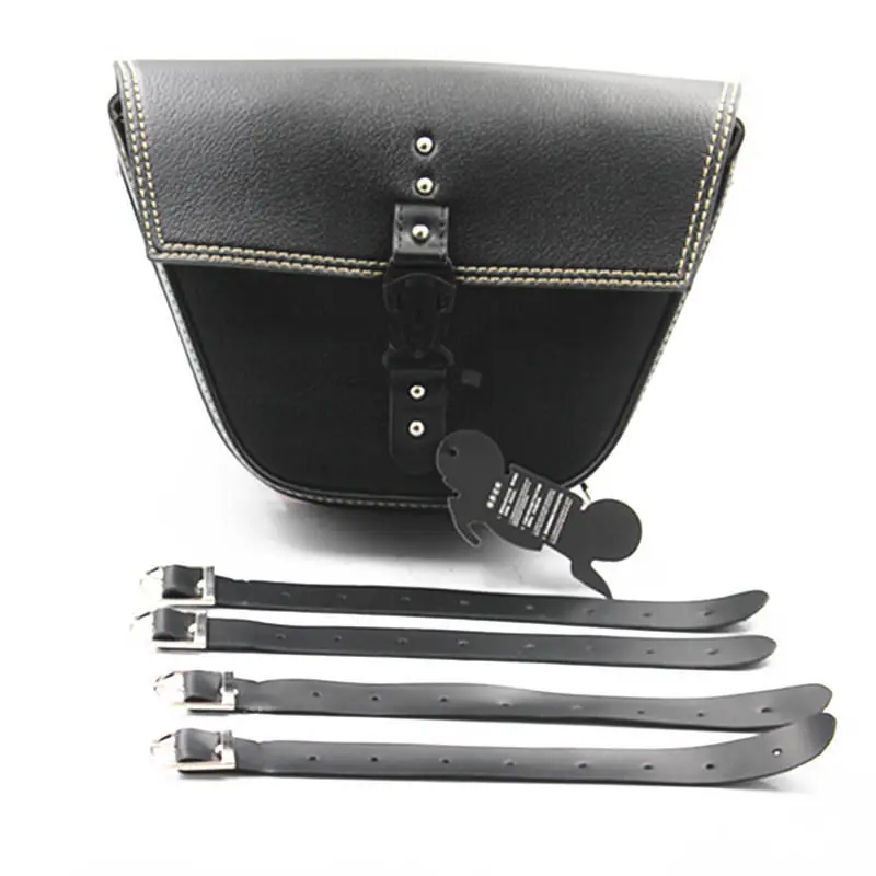 Мотоциклетная сумка из искусственной кожи для хранения багажа инструментов