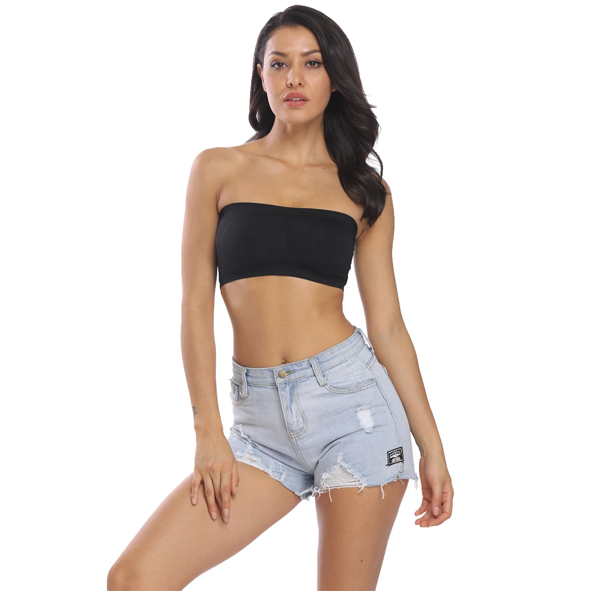 2 шт. Бюстгальтеры без бретелек невидимый бюстгальтер с открытой спиной