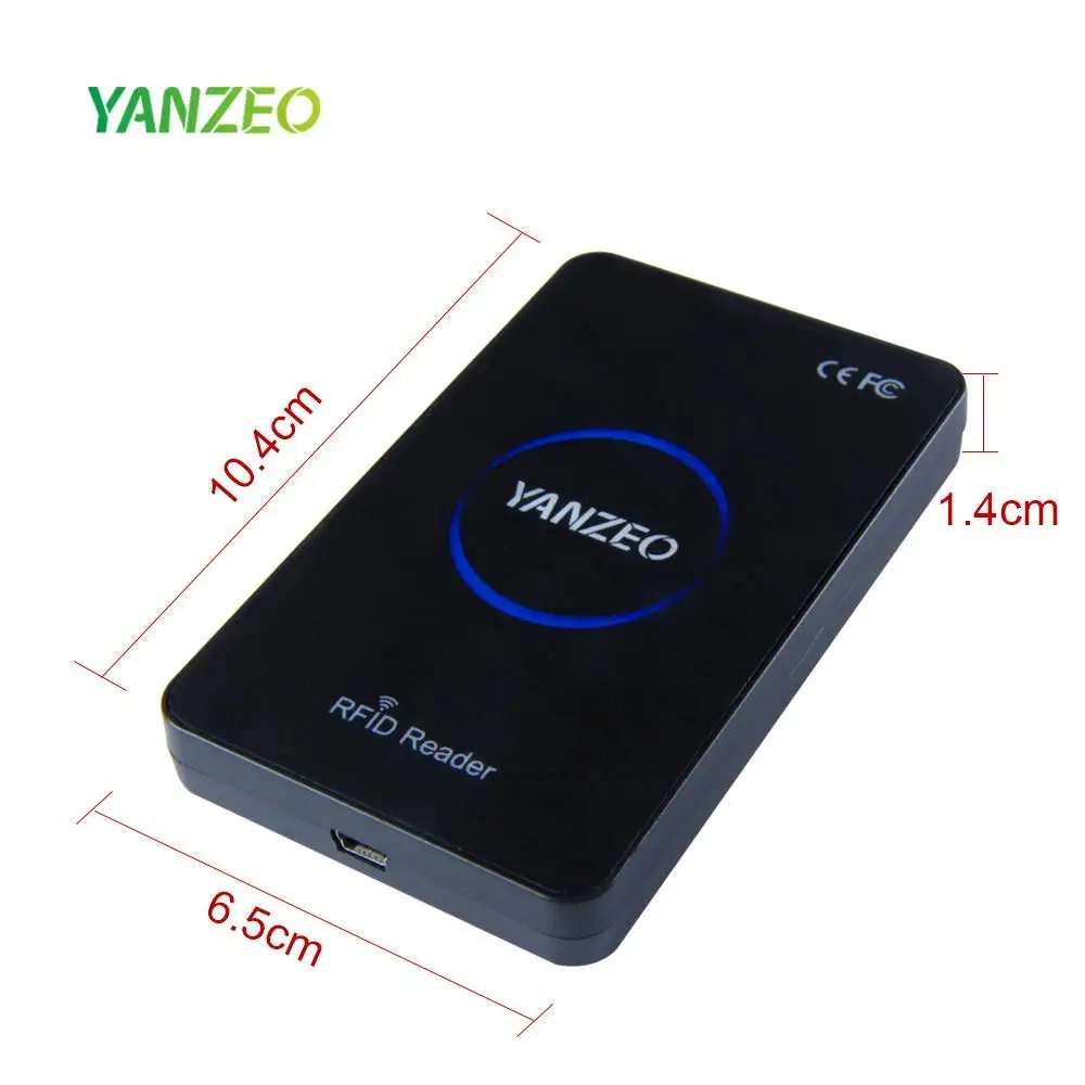 yanzeo sr360 desktop uhf rfid card reader writer 865mhz915mhz access control system pos warehousing with cable free global shipping