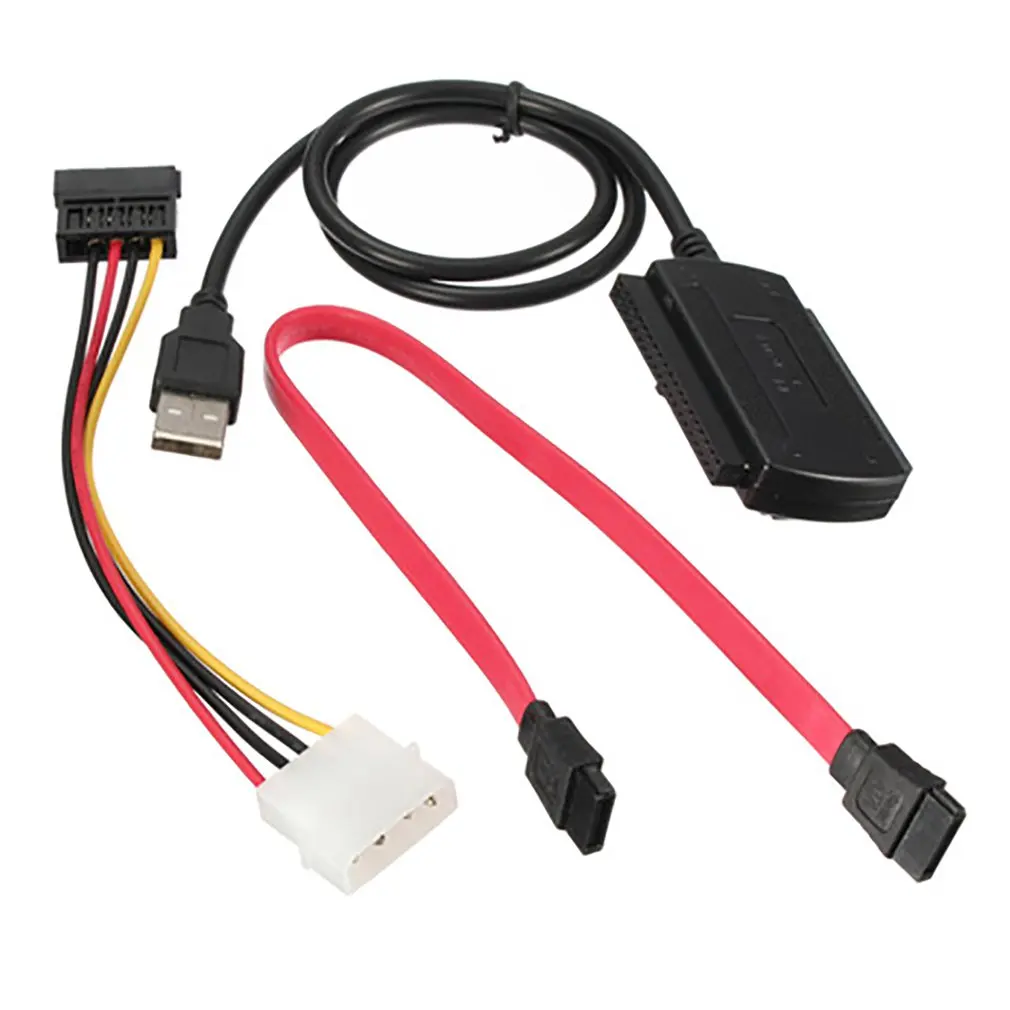 Кабель преобразователь SATA/PATA/IDE Drive USB 2 0 для жесткого диска HDD 5 дюйма 3 с внешним